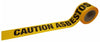 Yellow Asbestos Printed Barrier Tape, 75mm x 100m