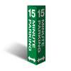 Three Sided Bollard Cover Surround, 15 Minute Parking (Dual Arrows)