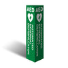 Three Sided Bollard Cover Surround, AED Automated External Defibrillator
