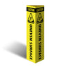 Three Sided Bollard Cover Surround, Uneven Surface (With Picto)