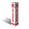 Three Sided Bollard Cover Surround, No Parking (Dual Arrows)