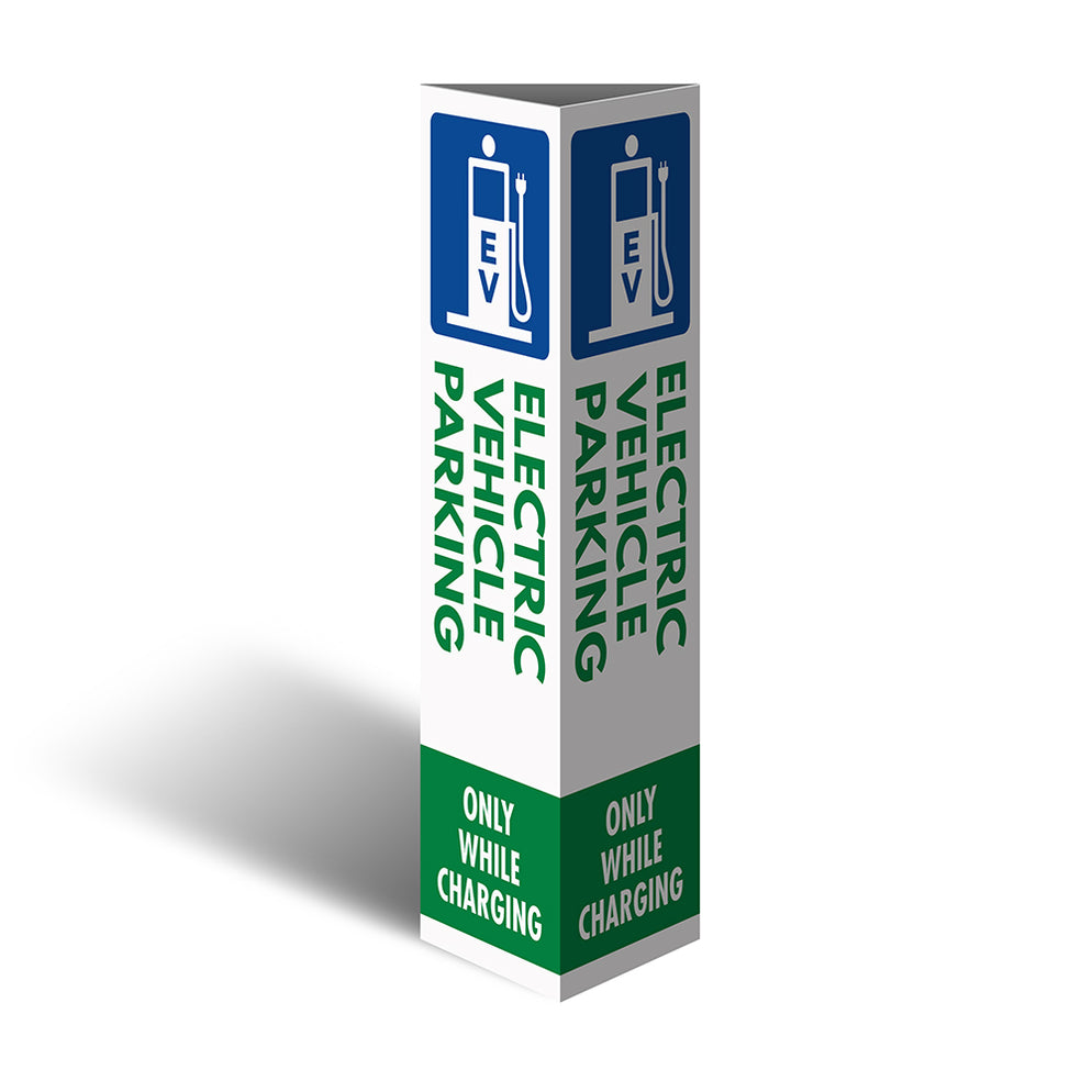Three Sided Bollard Cover Surround, Electric Vehicle Parking ...
