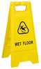 Plastic Sign Stand, Double Sided, Wet Floor