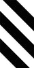 Width Hazard Marker Left Sign