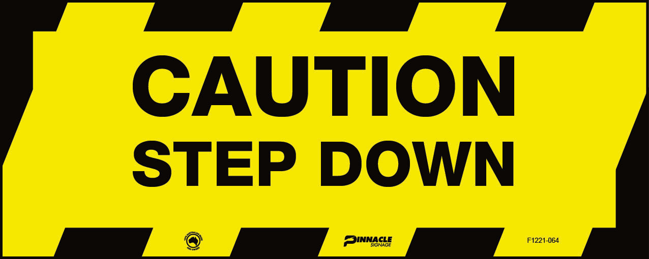 Floor Graphics, Self Adhesive, Anti-Slip, Caution Slippery Floor