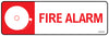 Fire Alarm 300 x 100mm
