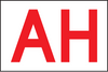 Utility Service Marker/Hydrant Marker, 150 x 100mm CL1 Refl. Aluminium, Red/White, AH