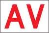 Utility Service Marker/Hydrant Marker, 150 x 100mm CL1 Refl. Aluminium, Red/White, AV