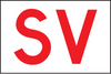 Utility Service Marker/Hydrant Marker, 150 x 100mm CL1 Refl. Aluminium, Red/White, SV