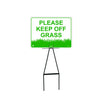 Bull Stake Lawn Sign Kit, Please Keep Off The Grass, 695mm Tall, 400 x 300mm Sign