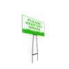 Mega Stake Lawn Sign Kit, Please Keep Off The Grass, 855mm Tall, 600 x 400mm Sign