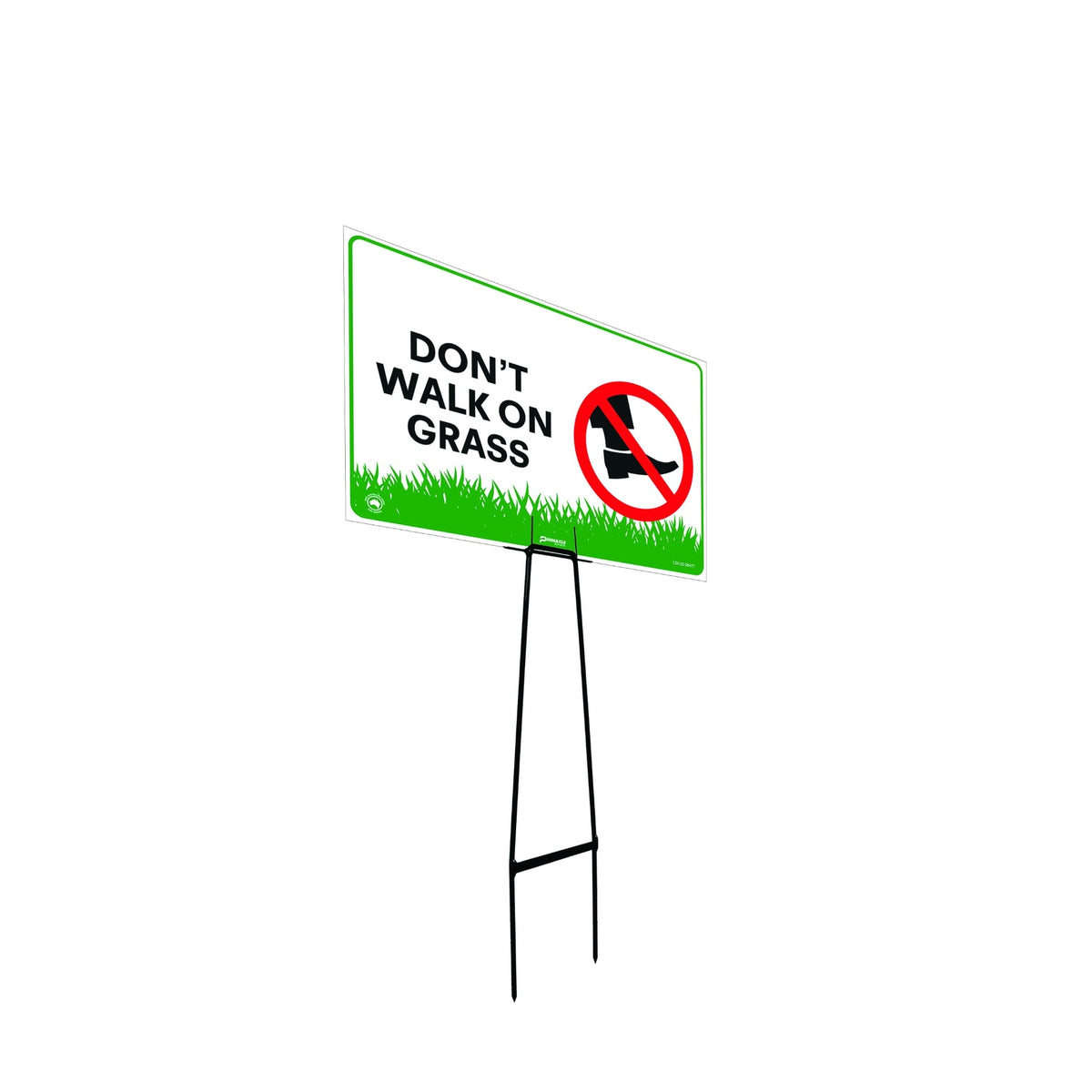 Mega Stake Lawn Sign Kit, Don't Walk On Grass, 855mm Tall, 600 x 400mm ...