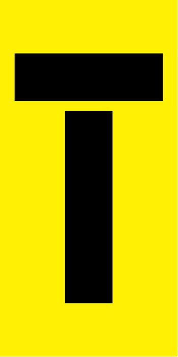 Lane Status (Lane Closed T Bar), Multi Message 600 x 300mm Corflute, Class 1 Refl.