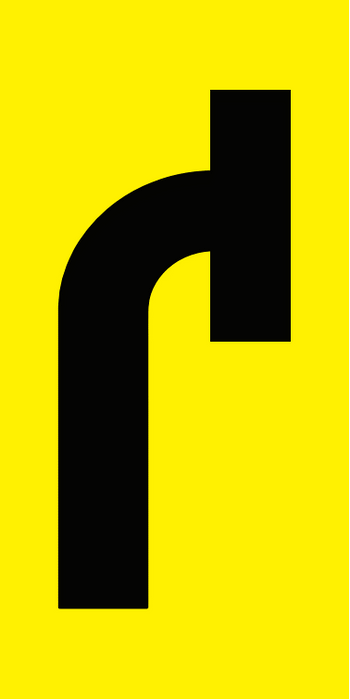 Lane Status (Right Turn Lane Closed), Multi Message 600 x 300mm Corflute, Class 1 Refl.