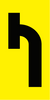 Lane Status (Left Turn Lane Closed), Multi Message 600 x 300mm Corflute, Class 1 Refl.