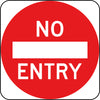 No Entry (Australian Standard Except NSW)