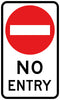 No Entry (NSW Standard)