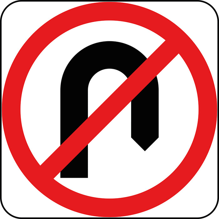 No U Turn (Australian Standard Except NSW)