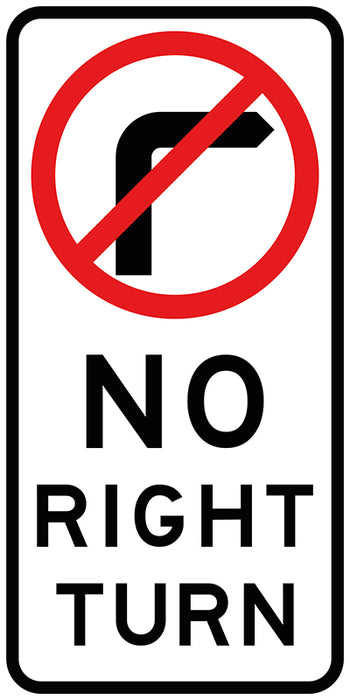 No Right Turn (NSW Standard)