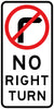 No Right Turn (NSW Standard)