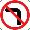 No Left Turn (Australian Standard Except NSW)