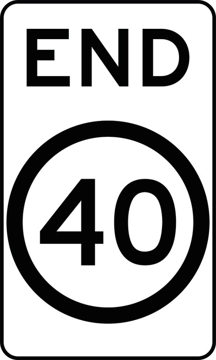 End 40 (Speed Limit)