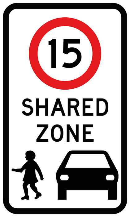 15km/h Shared Zone