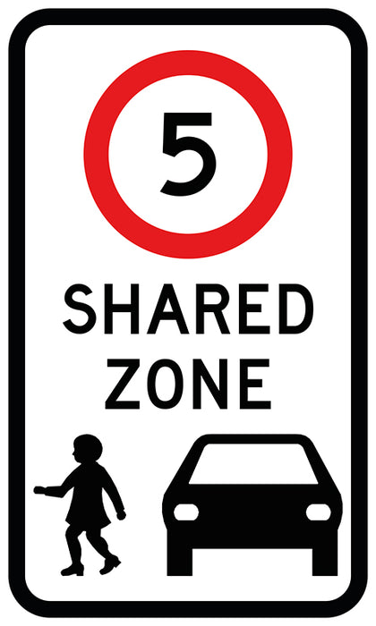 5km/h Shared Zone