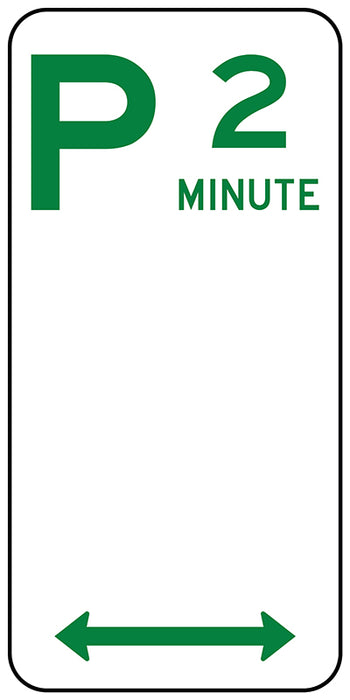 Parking 2 Min (Symbolic Dual Arrow)