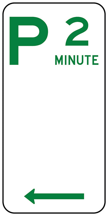 Parking 2 Min (Symbolic Left Arrow)