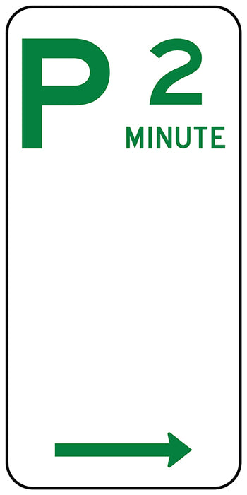 Parking 2 Min (Symbolic Right Arrow)