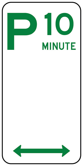 Parking 10 Min (Symbolic Dual Arrow)