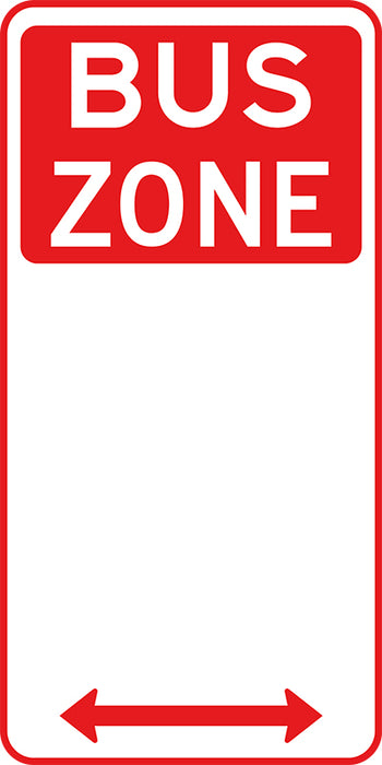 Bus Zone (Dual Arrow)