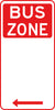 Bus Zone (Left Arrow)