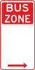 Bus Zone (Right Arrow)