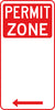 Permit Zone (Left Arrow)