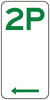 Parking 2 Hour (Symbolic Left Arrow)