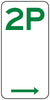 Parking 2 Hour (Symbolic Right Arrow)