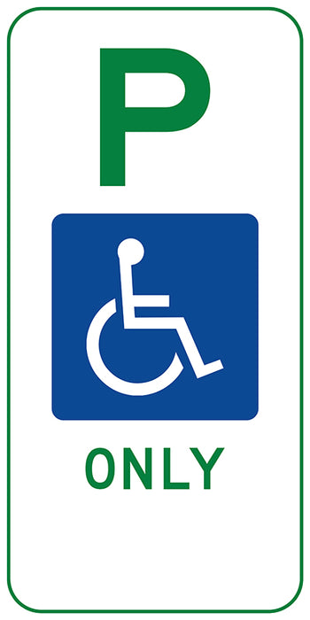 Parking Disabled Only (Symbolic)