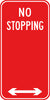 No Stopping (Dual Arrow)