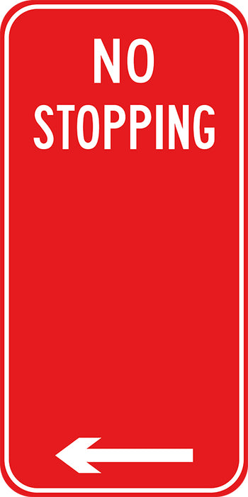 No Stopping (Left Arrow)