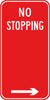 No Stopping (Right Arrow)