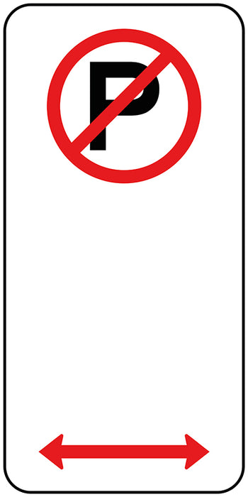 No Parking (Symbolic Dual Arrow)