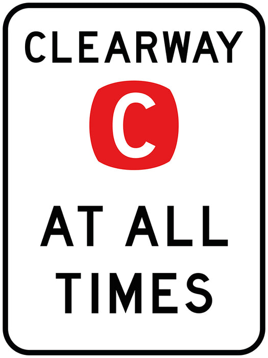 Clearway At All Times (States Except NSW)