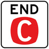 End Clearway (Symbolic) (States Except NSW)