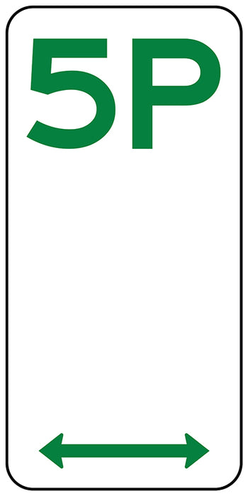 Parking 5 Hour (Symbolic Dual Arrow)