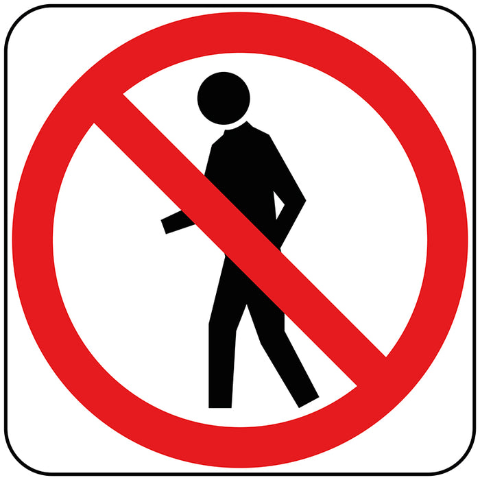 Pedestrians Prohibited