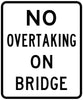 No Overtaking On Bridge