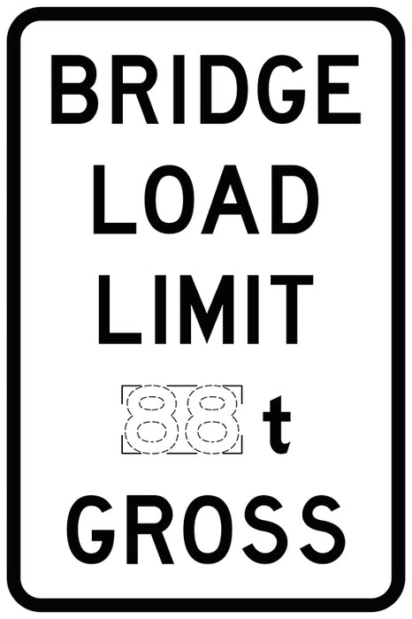 Bridge Load Limit __t Gross