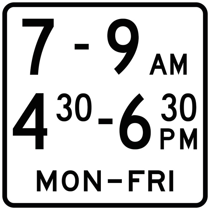 Times Of Operation (Two Periods)